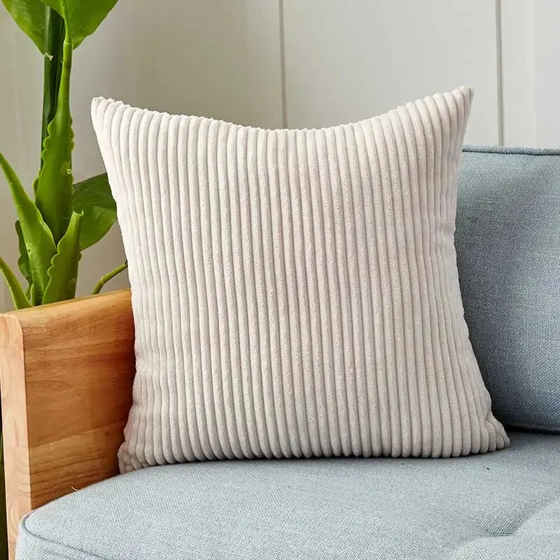 Corduroy Pillow Cover Cozy Cushion Cover 45x45cm For Living Room Sofa Decorative Pillows Nordic Home Decor Housse De Coussin