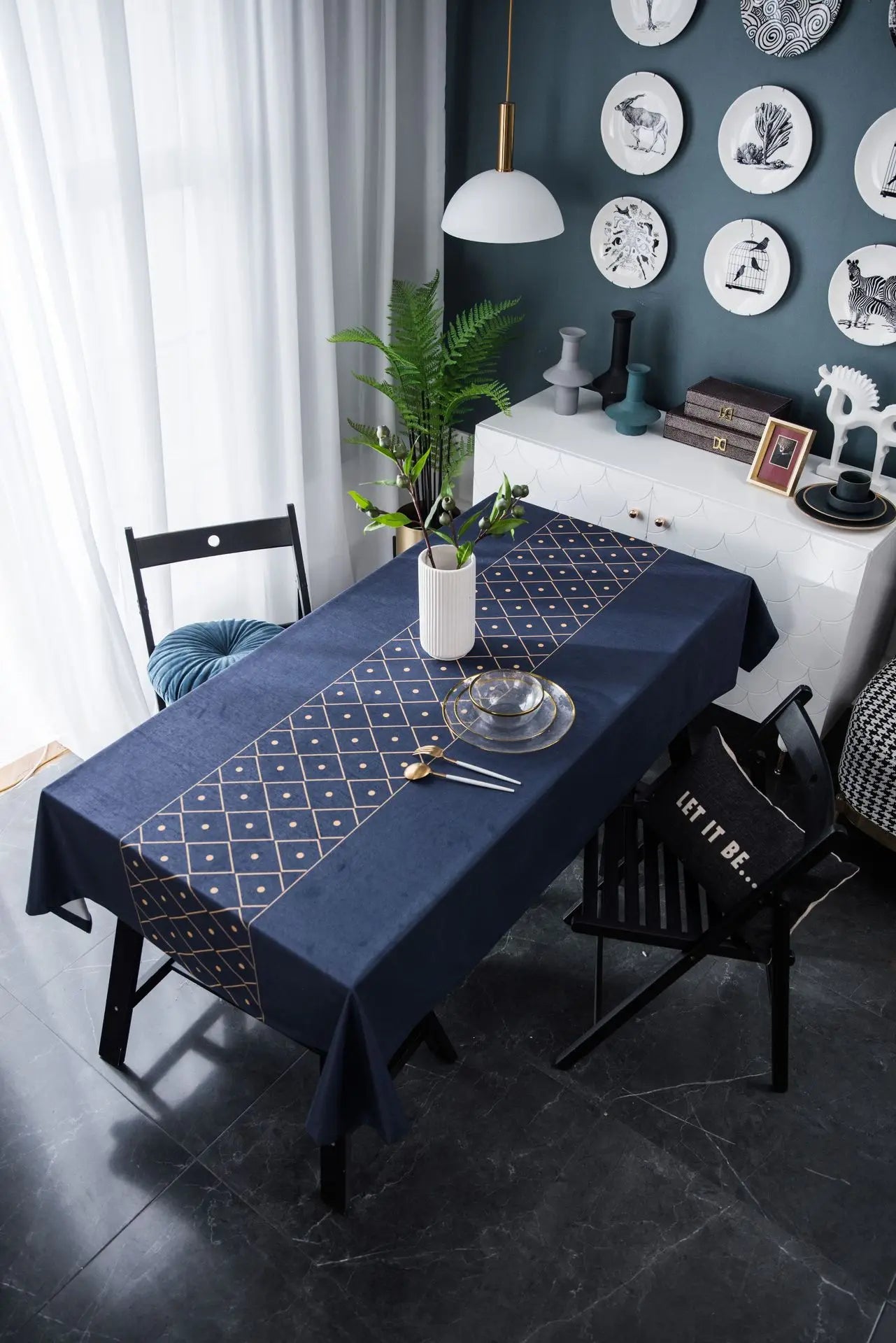 CANIRICA Tablecloth Velvet Table Cloth Rectangle Table Cover For Home Kitchen Dressing Home Decor Tafelkleed Luxury Home Decor