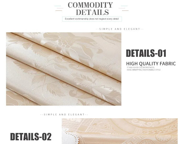 CANIRICA Table Cloth PVC Tablecloth Waterproof Table Cover Rectangular For Kitchen Decor Dining Tafelkleed Luxury Home Decor