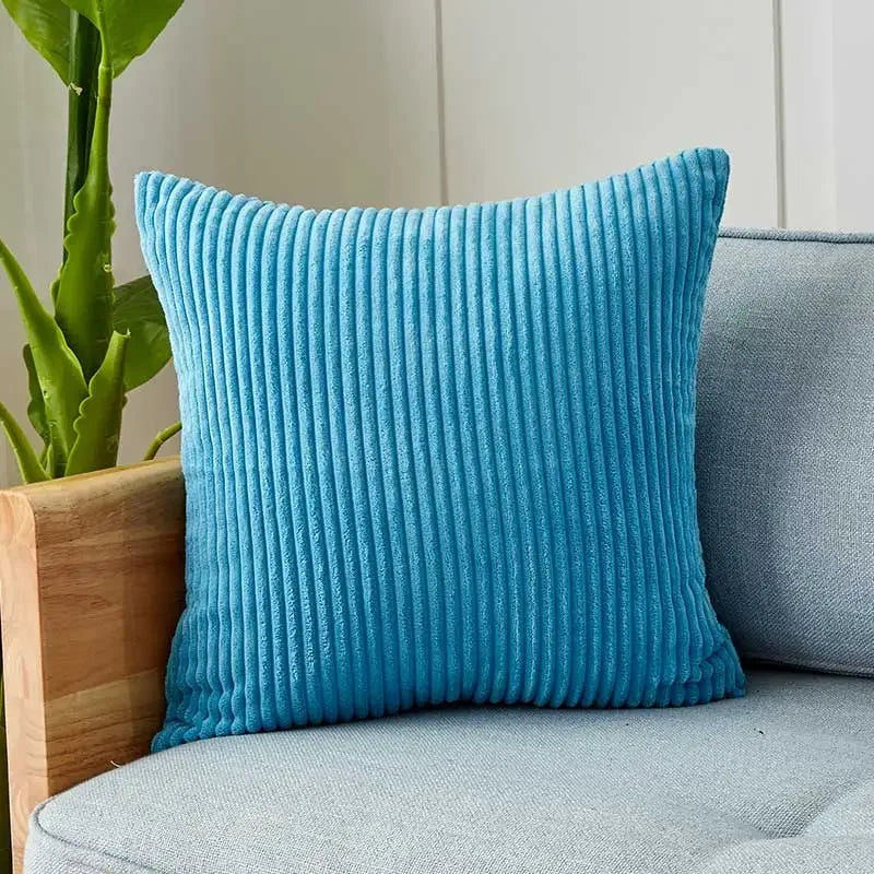 Corduroy Pillow Cover Cozy Cushion Cover 45x45cm For Living Room Sofa Decorative Pillows Nordic Home Decor Housse De Coussin
