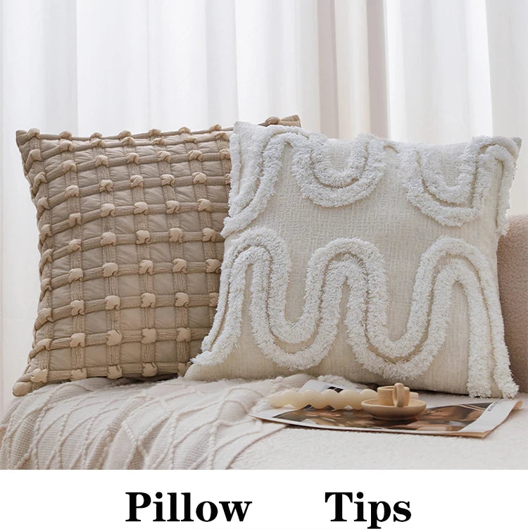 High-quality Cushion Cover Brown Series Skin-friendly Home Decoration Pillowcase 45x45 Living Room Sofa Modern Simple Versatile