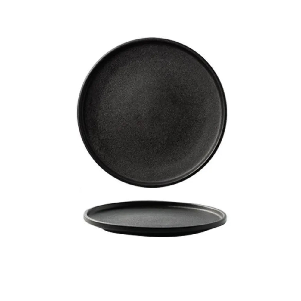 Tableware Ceramic Steak Plate Durable Reusable Western Dish Flat Multi-Function Dessert Tray Bread