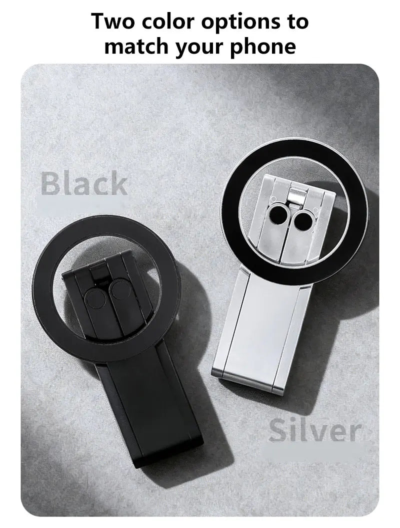 Magnetic Phone Holder Tripod Travel Essentials Flexible Rotation Hands-Free Airplane Phone Mount Seat Phone Stand