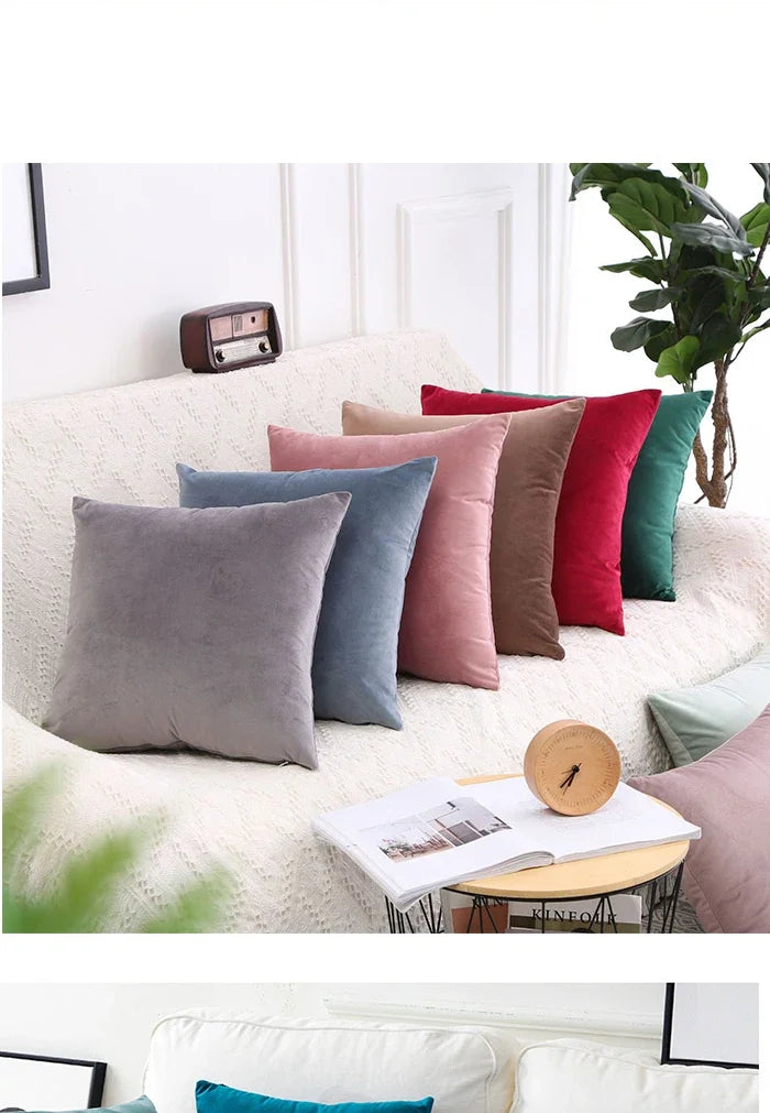 Pillow Case 45x45cm Home Decrative Pillow Cover Cushion Cover for Living Room Sofa Soft  Throw Pillow Case