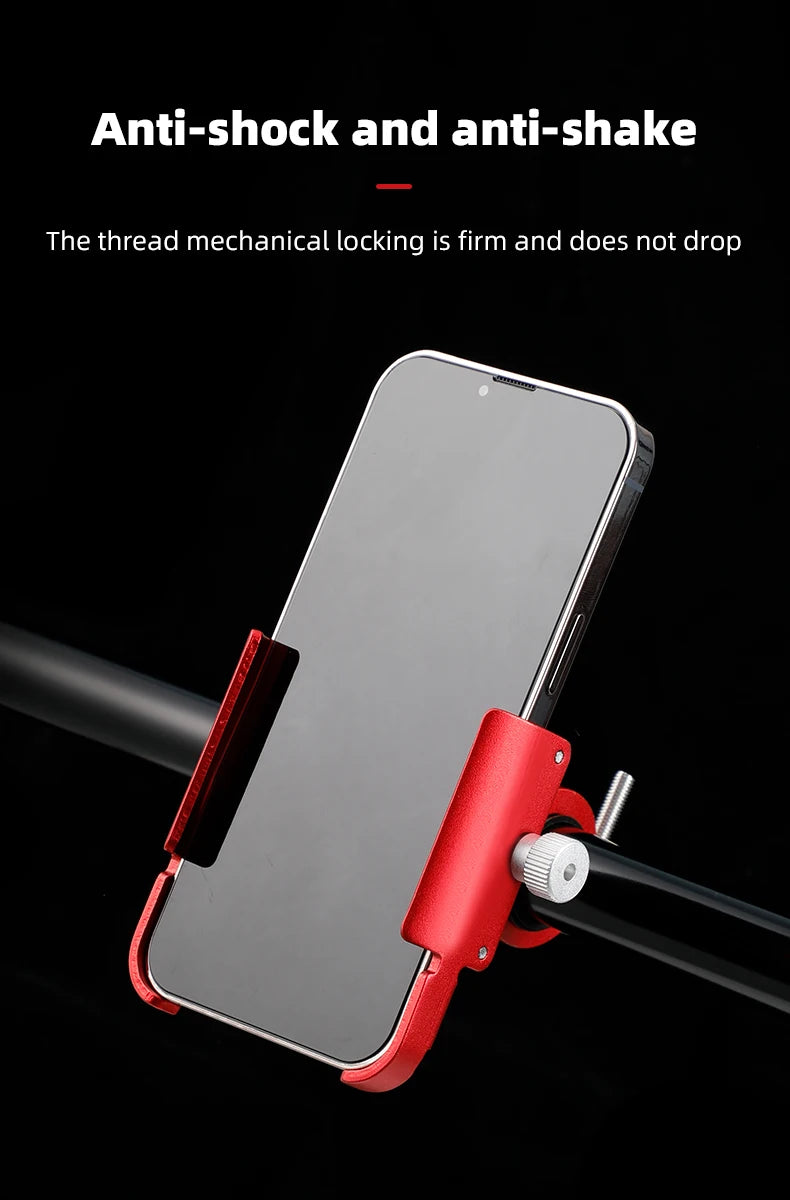 iBudim Bike Phone Holder 360 Rotation Bicycle Phone Holder for 4.7-7.0 inch Devices Motorcycle Handlebar Mobile Phone Stand