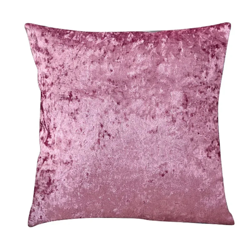Velvet Cushion Cover Crushed Pillow Cover Grey Decorative Pillowcase Luxury Kussenhoes Nordic Home Decor