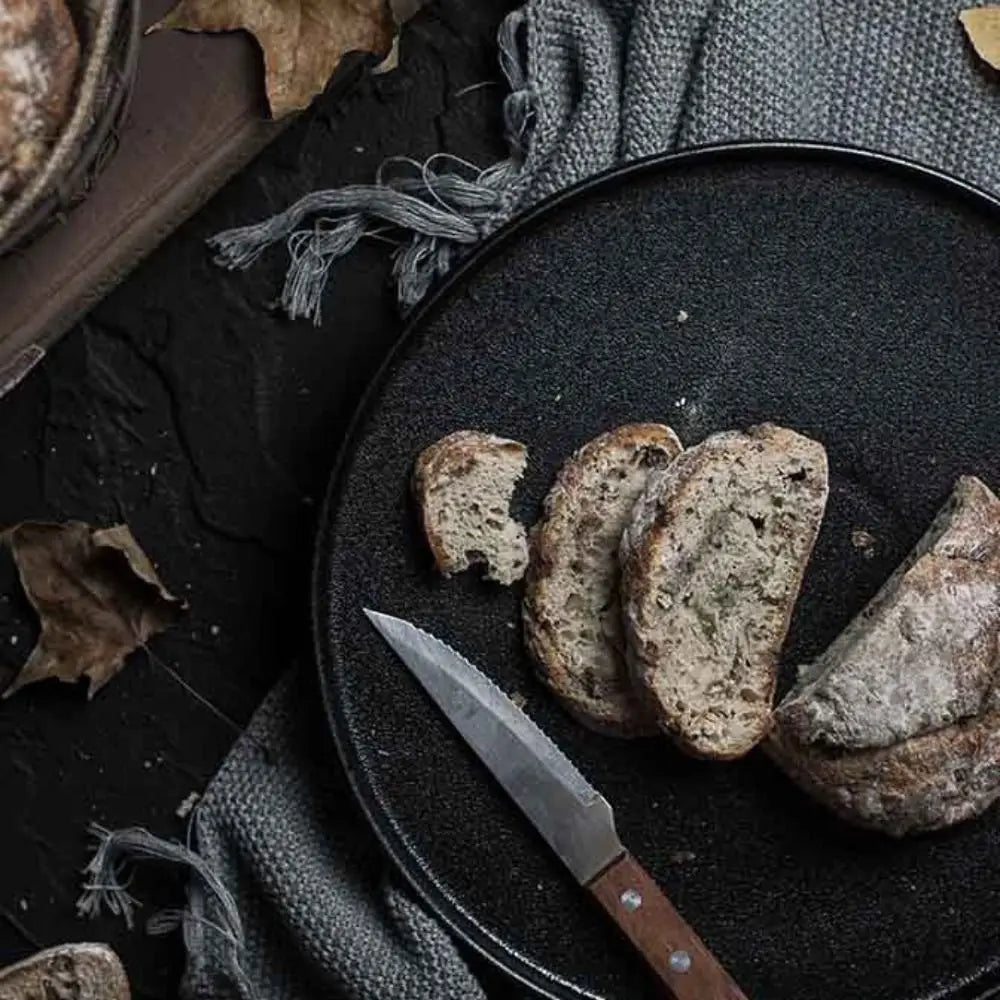 Tableware Ceramic Steak Plate Durable Reusable Western Dish Flat Multi-Function Dessert Tray Bread