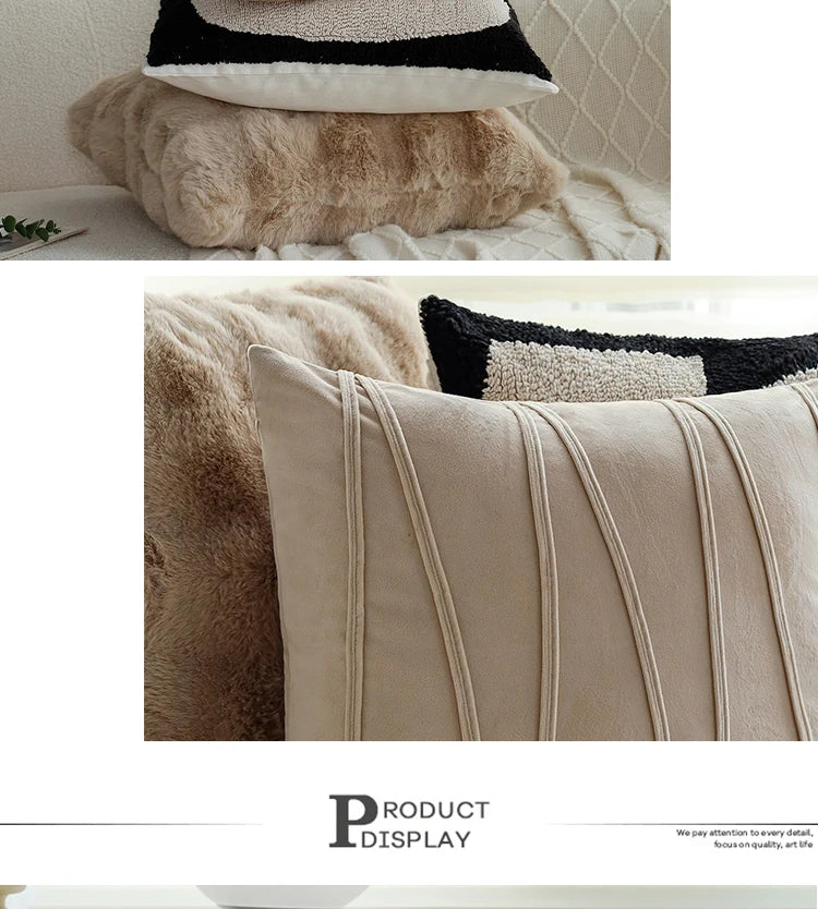 Geometric Cushion Cover Soft Personalized Matching Home Versatile Decorative High Quality Pillow Cover for Indoor Sofa 45x45cm