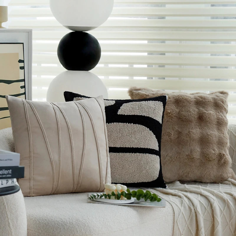 Geometric Cushion Cover Soft Personalized Matching Home Versatile Decorative High Quality Pillow Cover for Indoor Sofa 45x45cm