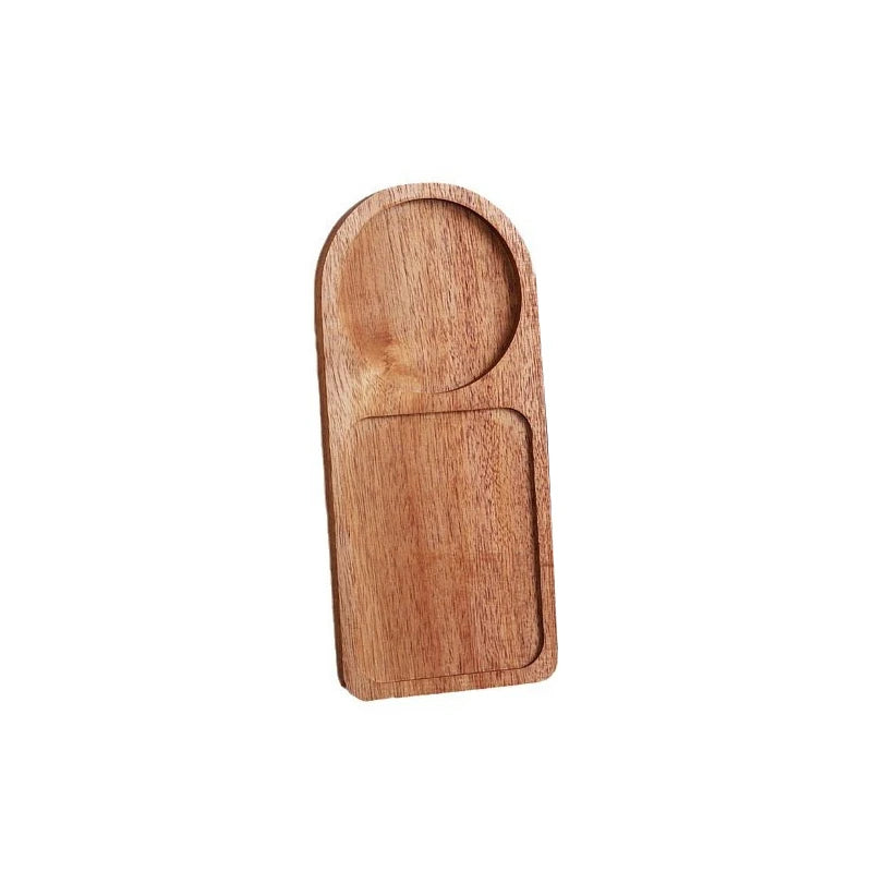 Coffee Tray Wooden Plate Breakfast Tray For Serving Food Hospitality Coffeeware Teaware Table Decoration Accessories