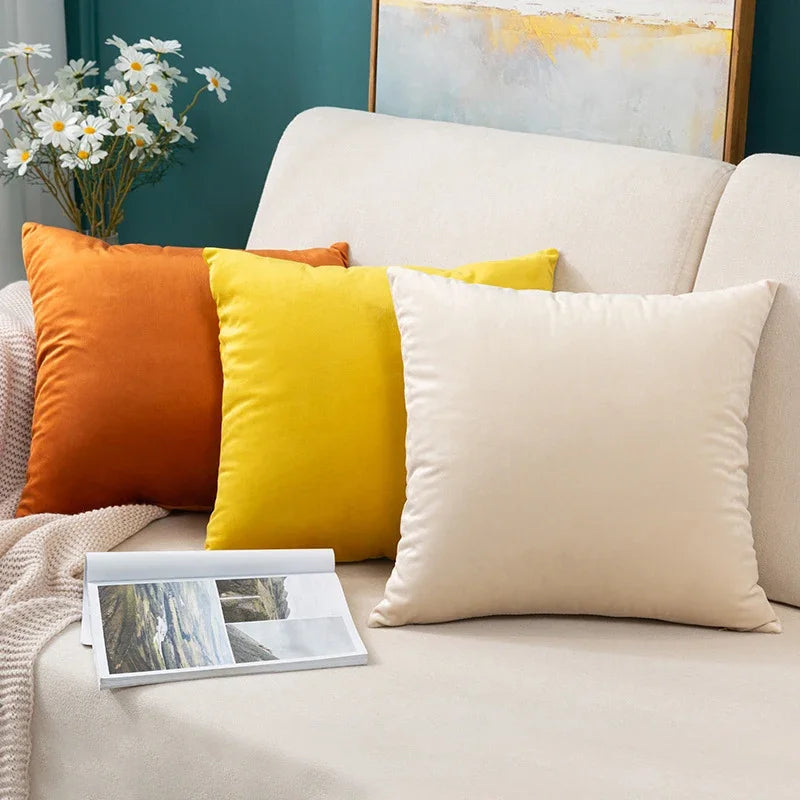Pillow Case 45x45cm Home Decrative Pillow Cover Cushion Cover for Living Room Sofa Soft  Throw Pillow Case