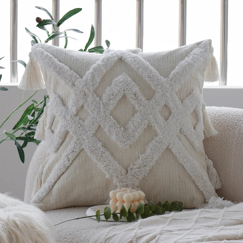 Geometric Cushion Cover Freely Matched Soft High Quality Ins Home Decoration for Living Room Sofa Pillowcase 45x45cm Versatile