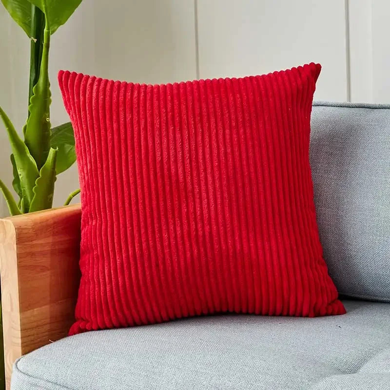 Corduroy Pillow Cover Cozy Cushion Cover 45x45cm For Living Room Sofa Decorative Pillows Nordic Home Decor Housse De Coussin