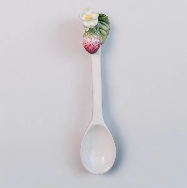 Pet strawberry tableware pink household ceramic bowl deep plate breakfast  westerna past dessert cake
