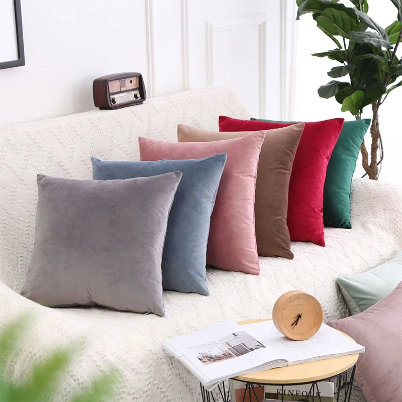 Pillow Case 45x45cm Home Decrative Pillow Cover Cushion Cover for Living Room Sofa Soft  Throw Pillow Case