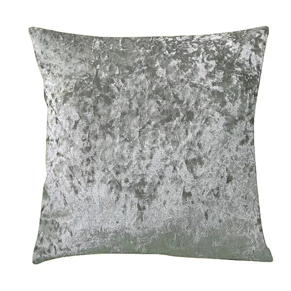 Velvet Cushion Cover Crushed Pillow Cover Grey Decorative Pillowcase Luxury Kussenhoes Nordic Home Decor