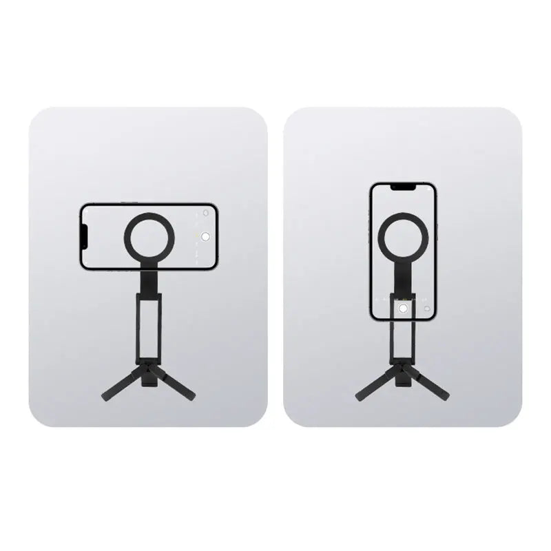 Magnetic Phone Holder Tripod Travel Essentials Flexible Rotation Hands-Free Airplane Phone Mount Seat Phone Stand