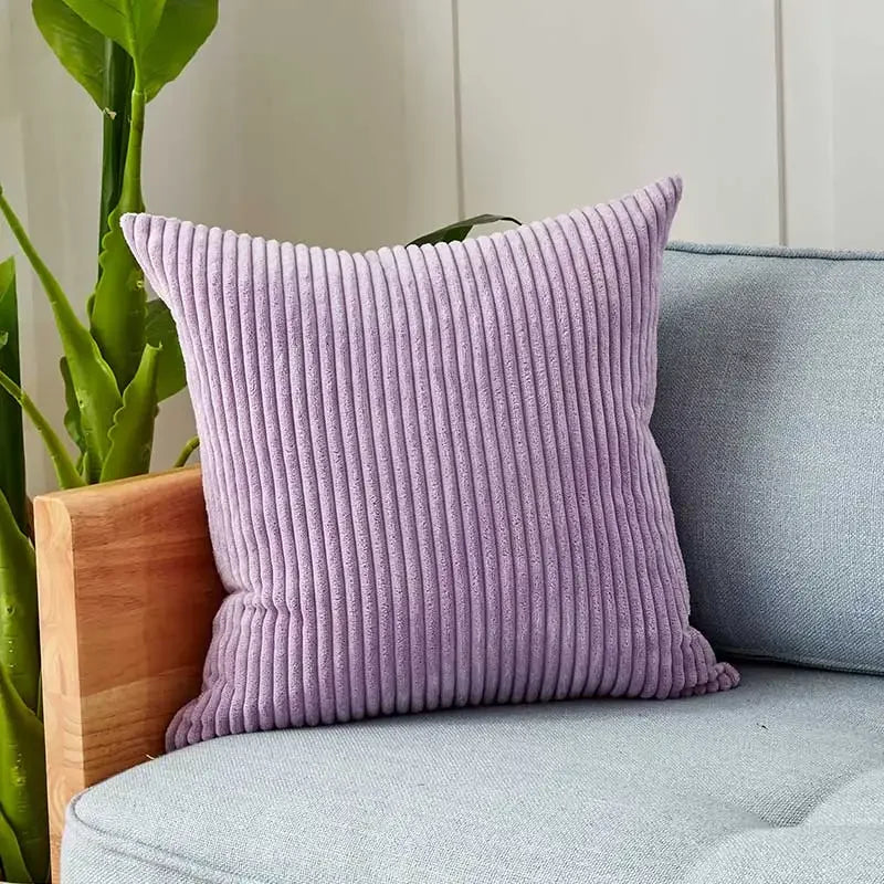 Corduroy Pillow Cover Cozy Cushion Cover 45x45cm For Living Room Sofa Decorative Pillows Nordic Home Decor Housse De Coussin