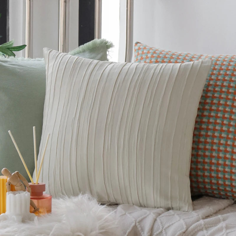 Geometric Cushion Cover Freely Matched Soft High Quality Ins Home Decoration for Living Room Sofa Pillowcase 45x45cm Versatile