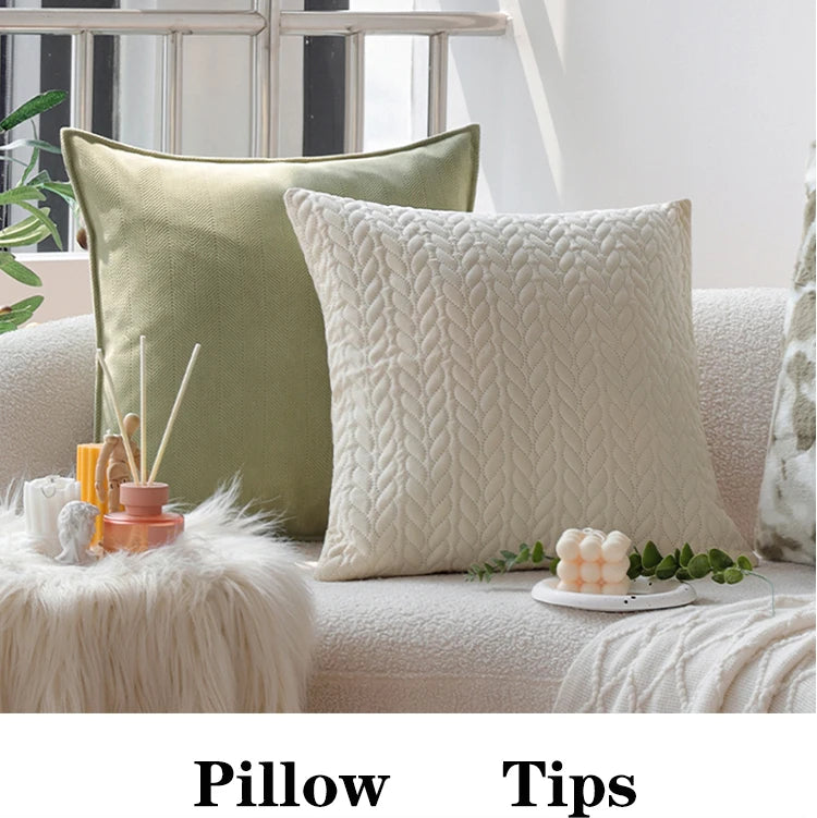Cushion Cover With Personality and Features 45x45cm Exquisite Ins Home Decoration High Quality Pillowcase for Living Room Sofa