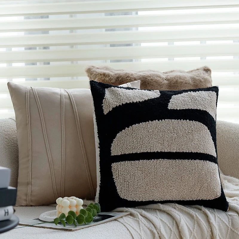 Geometric Cushion Cover Soft Personalized Matching Home Versatile Decorative High Quality Pillow Cover for Indoor Sofa 45x45cm