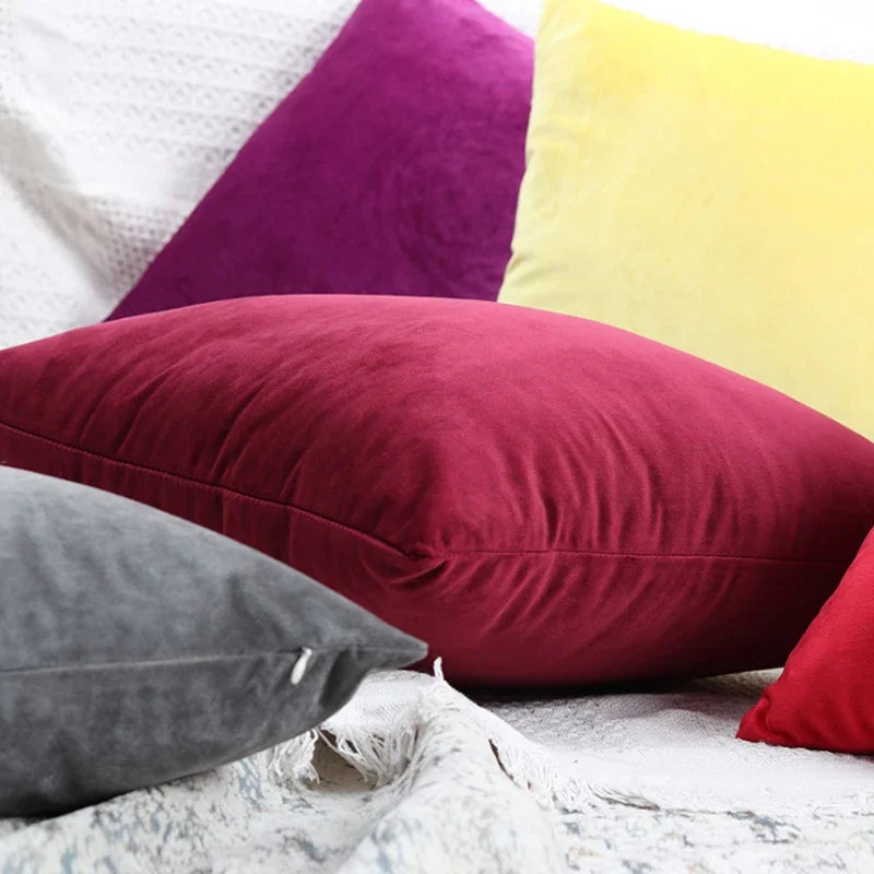 Velvet Cushion Cover Soft Pillow Cover 45x45 cm Pillow Case for Living Room Sofa Decoration Nordic Home Decor Throw Pillow Cover