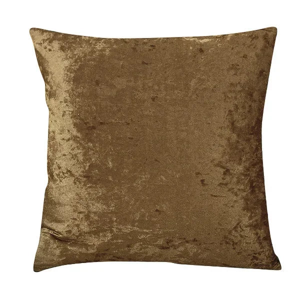 Velvet Cushion Cover Crushed Pillow Cover Grey Decorative Pillowcase Luxury Kussenhoes Nordic Home Decor
