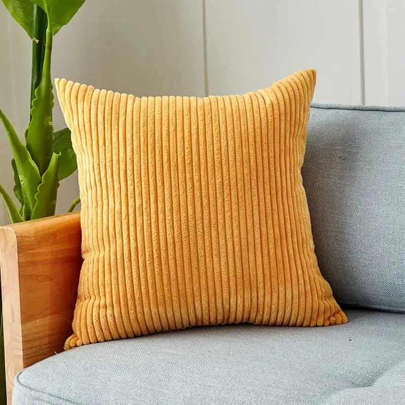 Corduroy Pillow Cover Cozy Cushion Cover 45x45cm For Living Room Sofa Decorative Pillows Nordic Home Decor Housse De Coussin