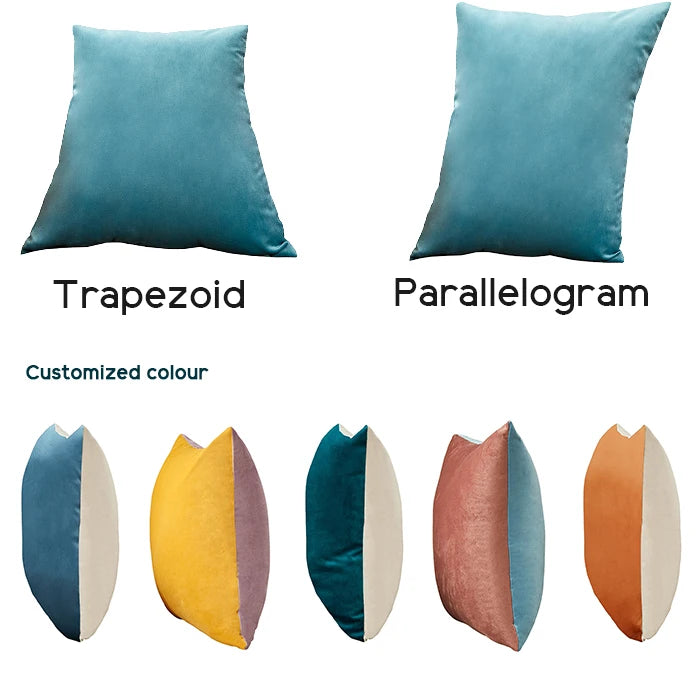 Luxurious High Quality Velvet Cushion Cover Mint Green Warm Home Decorative Pillow Cover for Sofa Bedroom Custom Size