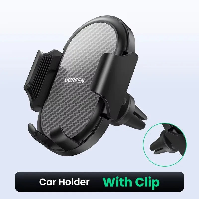 UGREEN Car Phone Holder for Mobile Smartphone Support Cell Phone Stand for iPhone 16 15 Pro Auto Vent Mount Gravity Holder Stand