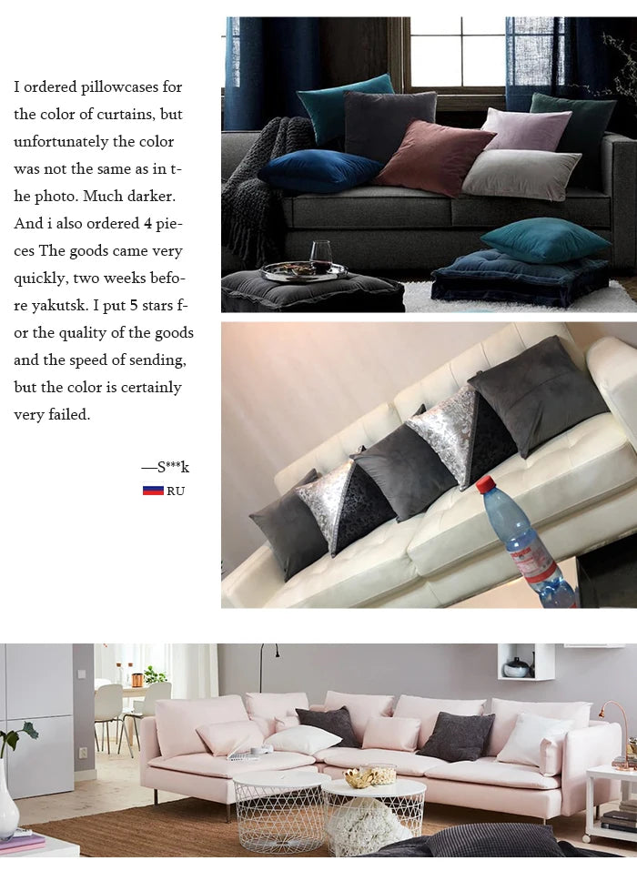 Luxurious High Quality Velvet Cushion Cover Mint Green Warm Home Decorative Pillow Cover for Sofa Bedroom Custom Size