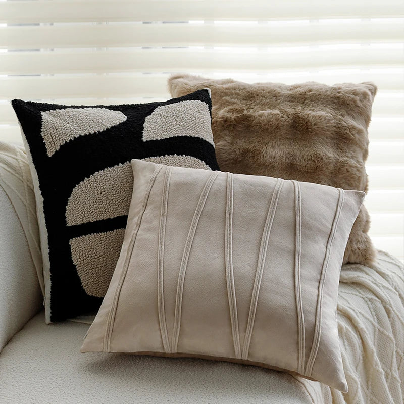 Geometric Cushion Cover Soft Personalized Matching Home Versatile Decorative High Quality Pillow Cover for Indoor Sofa 45x45cm