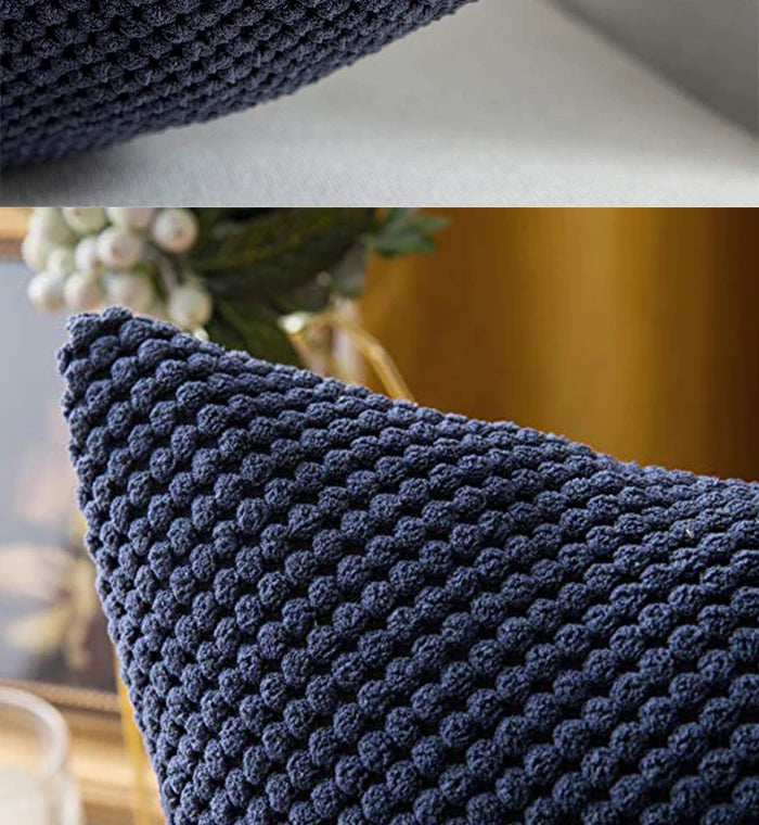 Brown Corduroy Cushion Cover Decorative Home Nordic Style for Living Room Sofa Suitable for All Seasons 45*45cm Pillow Cover
